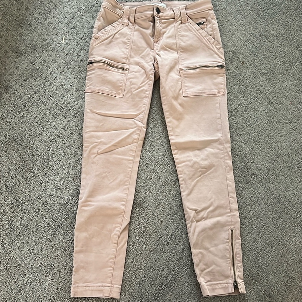Joie Park Skinny Cargo Jeans - Pink 26